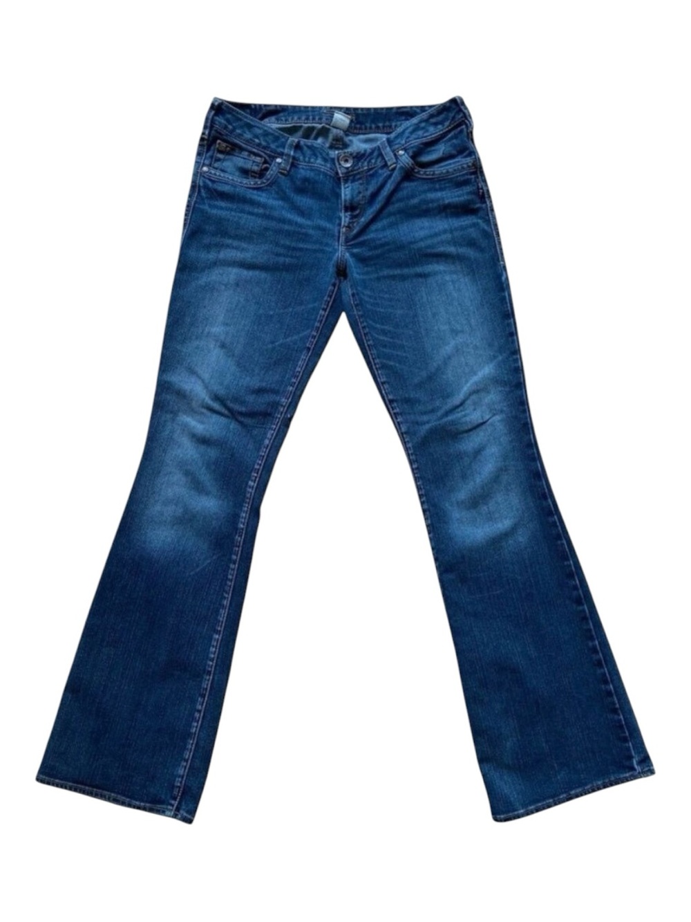 Western Silver Suki Aiko bootcut jeans Mid rise stretchy blue denim Size 30.